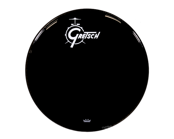 Gretsch Logo Ebony 20" Bass Drum Head (GRDHEB20)