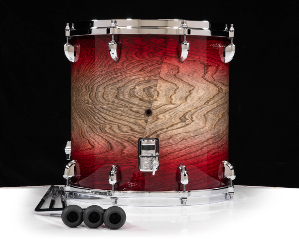 Tama Star Walnut 14x14 FT - Garnet Japanese Sen Burst