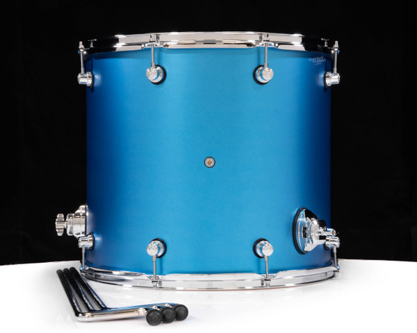 DW Design Series 16x18 Floor Tom - Aqua Metallic