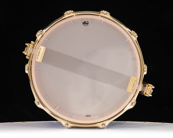 DW Collector's Series 8x14 Maple Snare Drum Lavender Satin Oil w/Gold