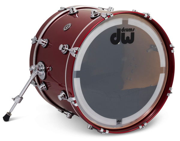 DWe 14"x 20" Bass Drum - Black Cherry Metallic