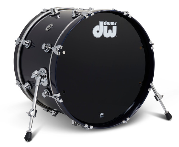 DWe 14"x 20" Bass Drum - Midnight Blue Metallic Lacquer
