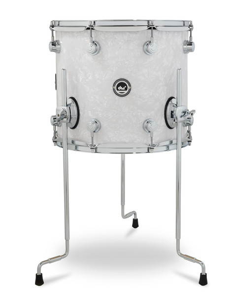DWe 12"x14" Floor Tom - White Marine (DEFP1214TTCLWM) 