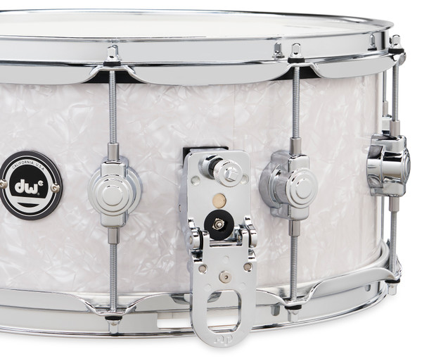 DWe 6.5"x14" Snare Drum - White Marine