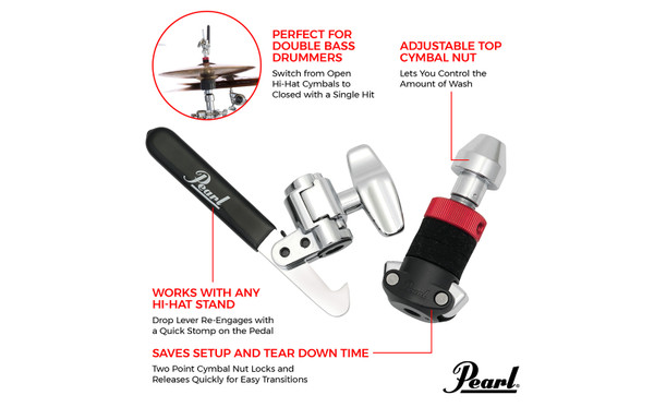 Pearl HCL205DQR Rapid Lock Hi-Hat Drop Clutch