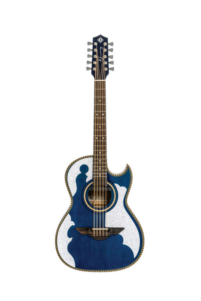 H. Jimenez LBQ4ETB Bajo Quinto Cutaway Electric - Transparent Blue (LBQ4ETB)