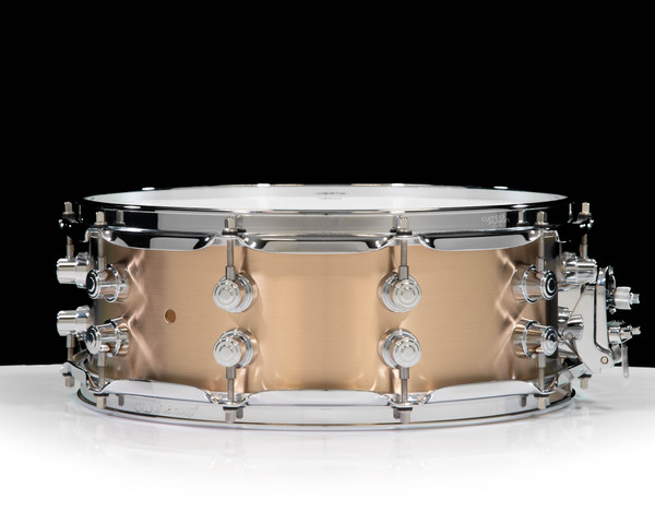 DW Collector's Left-Cast Bronze 5x14 Snare Drum w/Chrome Hardware