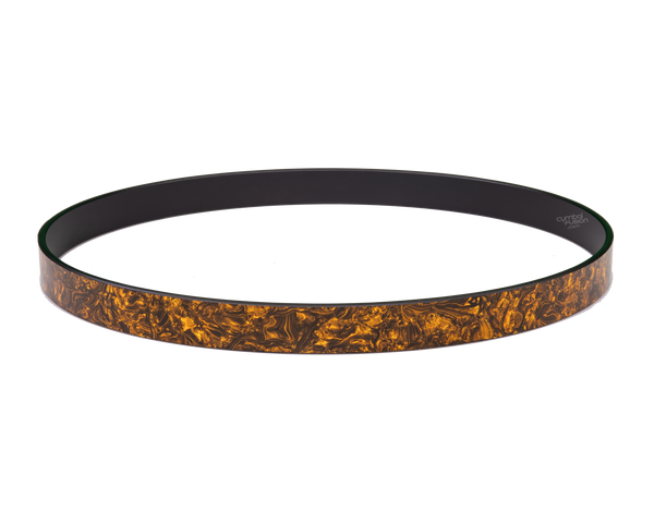 DW Collector's 22" Maple Bass Drum Hoop - Gold Abalone