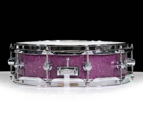 DW Collector's  4" x 14" Maple 333 Snare Drum - Purple Glass
