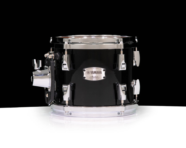 Yamaha Absolute Hybrid Maple 8x7 Tom - Solid Black (AMT-0807SOB)