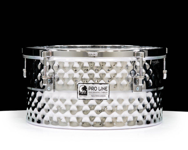 Toca Pro Line- 14in. Single Hammered Timbale - Stainless Steel (TPT-14SS)