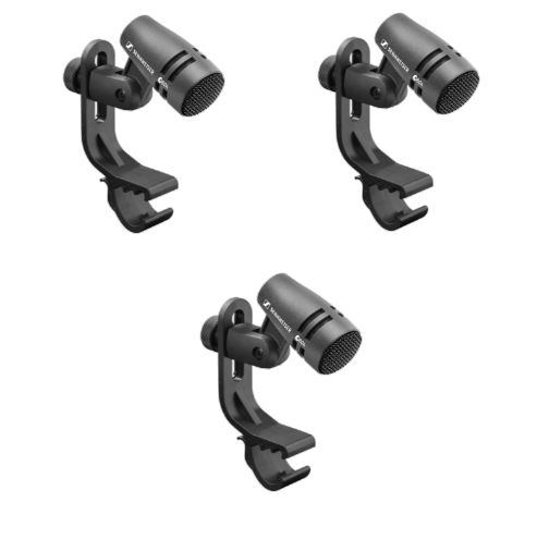 Sennheiser e604 3-pack Compact Dynamic Cardioid Microphones (THREEPACK604-U)