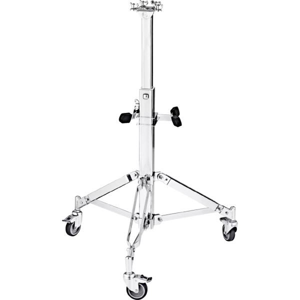 Meinl Professional Conga Double Stand with Wheels - Chrome