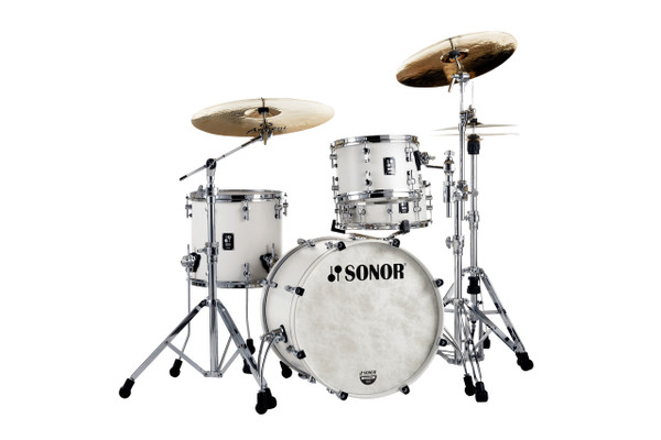Sonor SQ1 20" 3pc Shell Pack - Satin Pure White