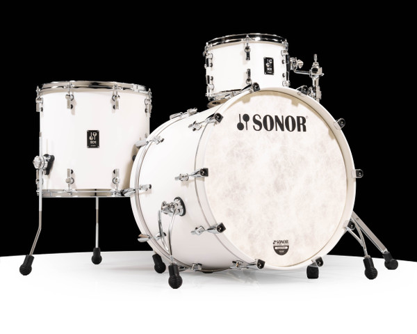 Sonor SQ1 22" 3-piece Shell Pack - Satin Pure White
