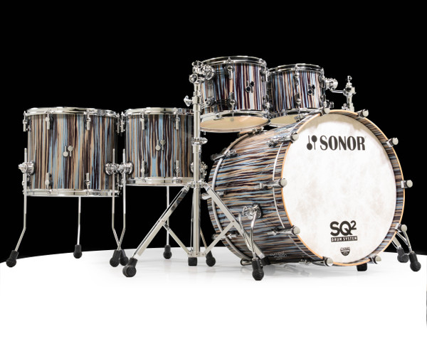 Sonor SQ2 5pc Vintage Maple Kit - Stratawood w/Chrome Hardware (1046888-2)