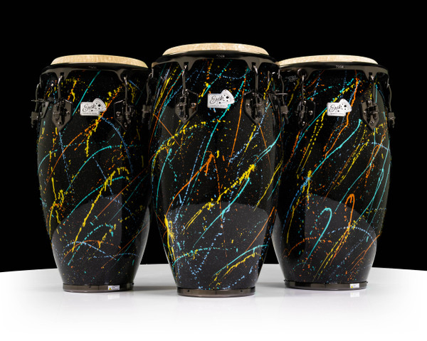 Toca Erik Piza Signature Series EP Splash 3-piece Conga Set (ERIK_PIZA_CS)