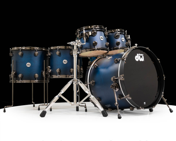DW Collector's SSC Maple 6pc Kit - Regal to Royal Satin Oil Burst (1374086)