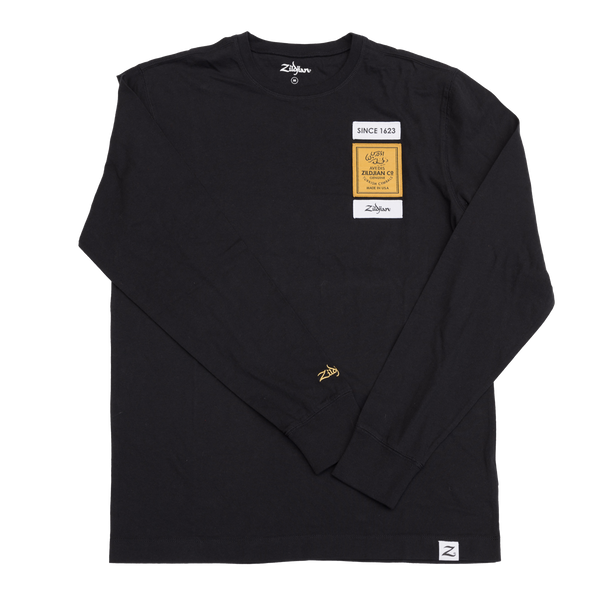 Zildjian Long Sleeve Black Tee - 2X-Large (ZALS0015)