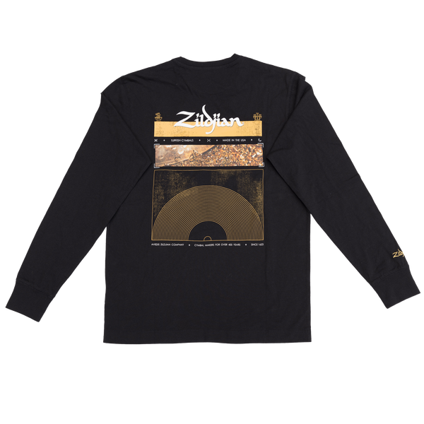 Zildjian Long Sleeve Black Tee - 2X-Large