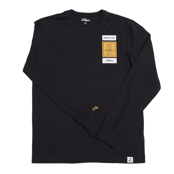 Zildjian Long Sleeve Black Tee - 2X-Large (ZALS0015)