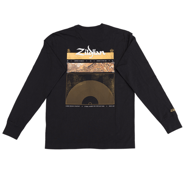 Zildjian Long Sleeve Black Tee