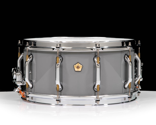 Pearl Masterworks 14x6.5 Urban Shell Snare Drum - Putty Gray Laquer