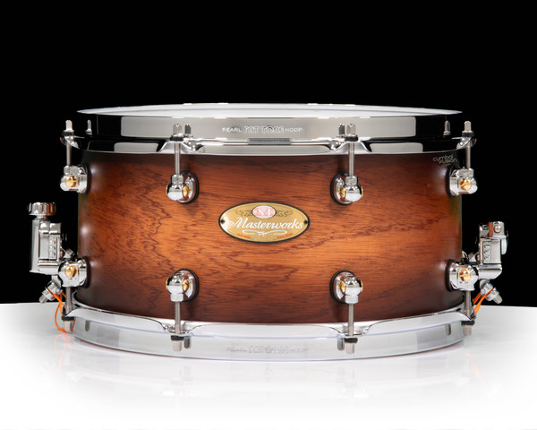 Pearl Masterworks 13x6.5 Urban Shell Snare Drum - Putty Gray Laquer
