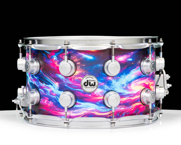 DW Collector's 8x14 Brass Snare w/Satin Chrome - Galaxy