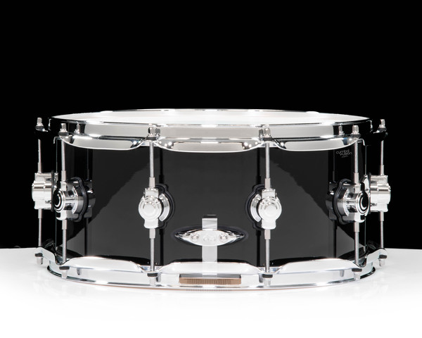 DW Design Series 6x14 Maple Snare Drum - Piano Black