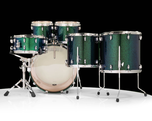 Yamaha Tour Custom 6pc Kit - Mean Green Sparkle - Custom Lacquer
