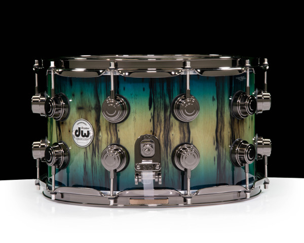 DW Collector's 8x14 Snare Regal to Royal Burst - Ebony Ivory