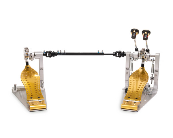 DW Machined Chain Drive Double Pedal - California Gold