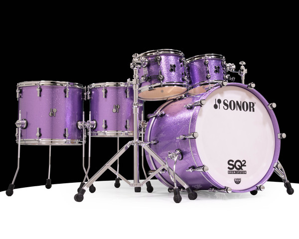 Sonor SQ2 6pc Vintage Maple Shell Pack - Amethyst Sparkle