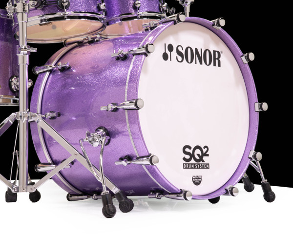 Sonor SQ2 6pc Vintage Maple Shell Pack - Amethyst Sparkle
