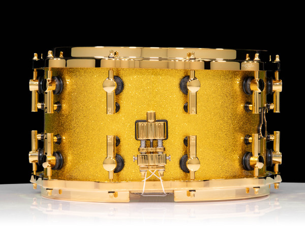 Sonor SQ2 14x8 Vintage Maple Snare - Gold Sparkle - Hella Hoops