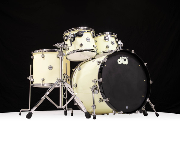 DW Design Acrylic "Limonada" 4pc Drum Set - Glow-in-the-Dark