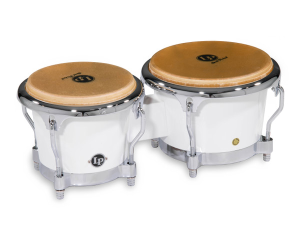 LP Limited Edition Mango Bongo Set - Pearl White with Chrome Hardware