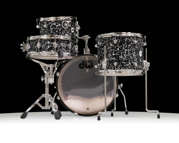 DW Design Series 4pc Frequent Flyer Kit - Black Lightning