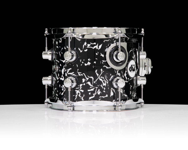 DW Design Series 7x8 Tom - Black Lightning