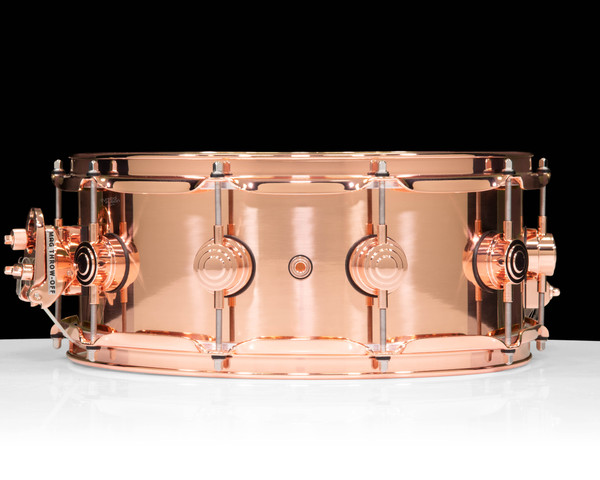 DW Collector's Series Copper 5.5x14 Snare - Copper Hardware