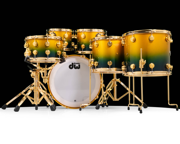 DW Collector's Series 6pc M/M Solid Royal Blue to Vegas Gold Fade