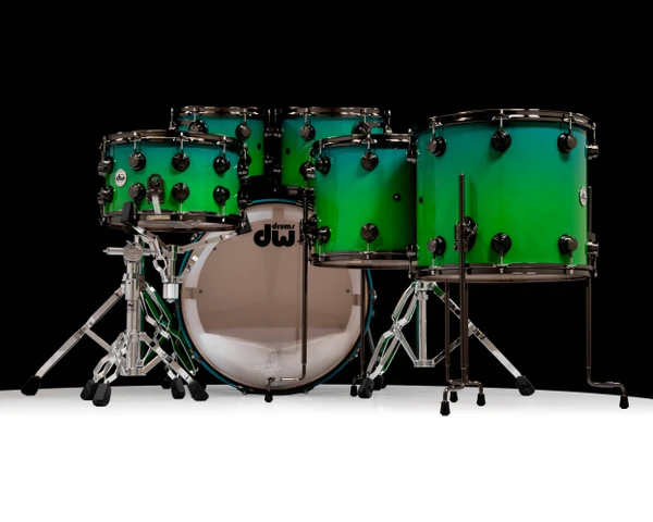 DW Collector's Series 6pc SSC Maple  Regal Blue to Sea Green