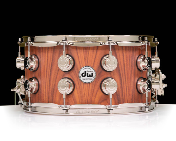 DW Collector's Series 3 Shell with Nickel Hardware Natural Hard Satin Lacquer front view