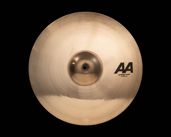 Sabian 19" AA Spotlight Crash Cymbal – Top View