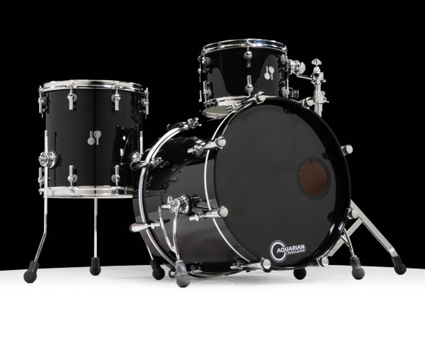 Used Sonor SQ2 Beech Piano Black 3PC Shell Pack
