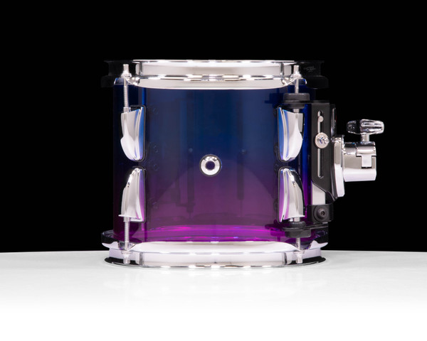 琥珀 ⑯⑰ Pearl Crystal Beat 8”x7” Tom – Glacier Fade | CymbalFusion.com