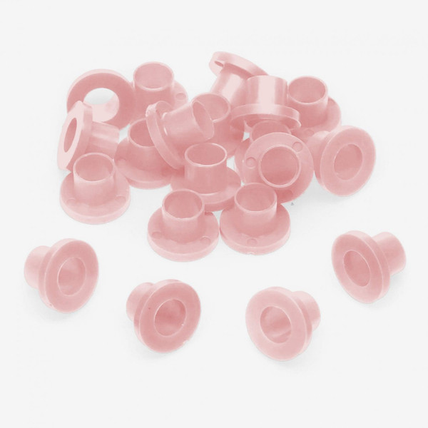 20 pink nylon tension rod washers