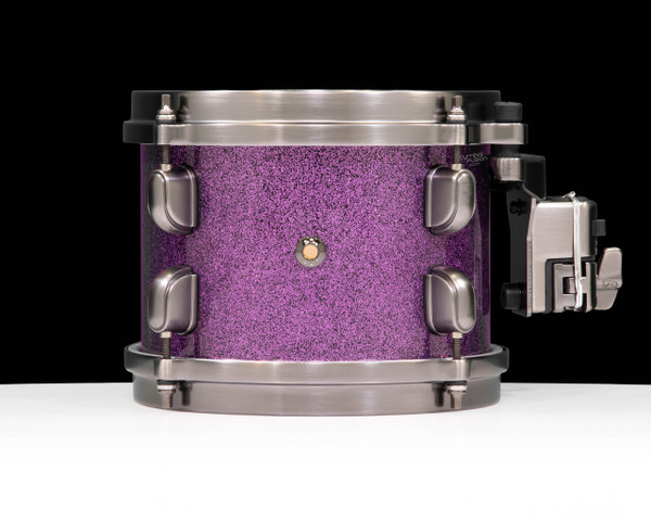 Tama Starclassic Maple 6”x8” Tom – Deeper Purple w/ Smoked Black Nickel back view