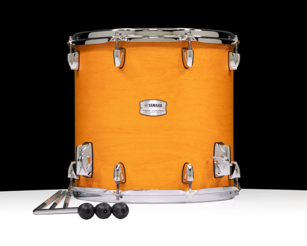 Yamaha Tour Custom 14”x13” Floor Tom – Caramel Satin (TMF-1413CRS) front view